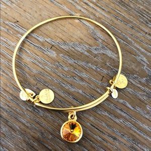 Alex and ani topaz birth stone